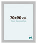 Como MDF Bilderrahmen 70x90cm Weiss Matt Vorne Messe | Yourdecoration.at