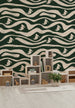 Disney Donald Duck Green Waves Innere Fototapete DX4 201 | Yourdecoration.at