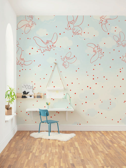 Disney Dumbo Clouds Innere Fototapete DX5 246 | Yourdecoration.at