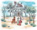 Disney Lady and the Tramp Sweet Home Fototapete DX6 190 | Yourdecoration.at