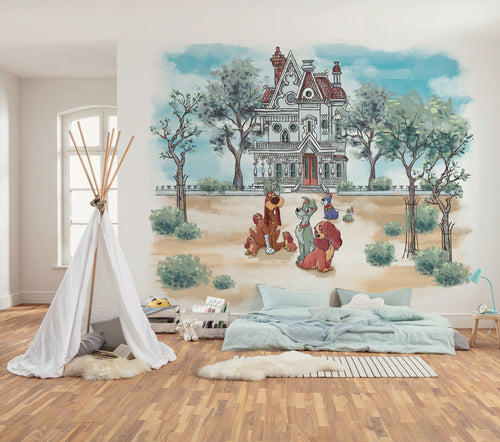 Disney Lady and the Tramp Sweet Home Innere Fototapete DX6 190 | Yourdecoration.at