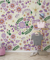 Disney Minnie Mouse Gardening Club Beige Innere Fototapete DX5 198 | Yourdecoration.at