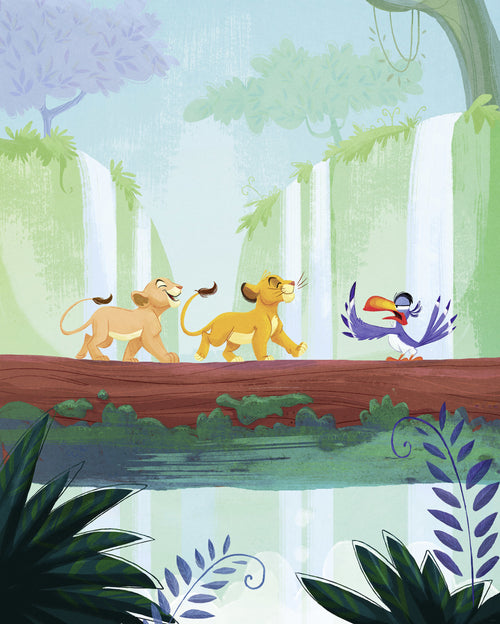 Disney The Lion King Classic Waterfall Fototapete DX4 220 | Yourdecoration.at