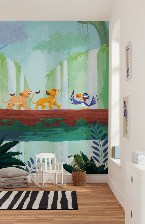 Disney The Lion King Classic Waterfall Innere Fototapete DX4 220 | Yourdecoration.at