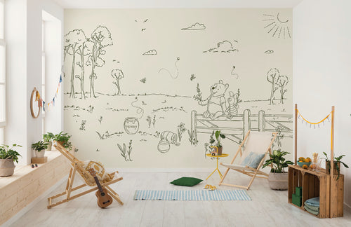 Disney Winnie the Pooh Bee at one with Nature Innere Fototapete DX8 193 | Yourdecoration.at