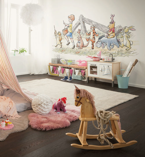 Disney Winnie the Pooh Walk Along Another Path Innere Fototapete DX2 172 | Yourdecoration.at