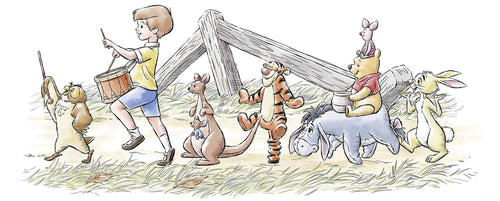 Disney Winnie the Pooh Walk along another Path Fototapete DX2 172 | Yourdecoration.at