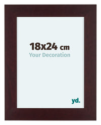 Dover Holz Bilderrahmen 18x24cm Mahagoni Vorne Messe | Yourdecoration.at