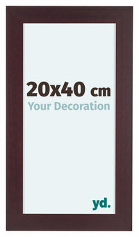 Dover Holz Bilderrahmen 20x40cm Mahagoni Vorne Messe | Yourdecoration.at