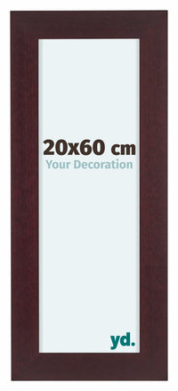 Dover Holz Bilderrahmen 20x60cm Mahagoni Vorne Messe | Yourdecoration.at