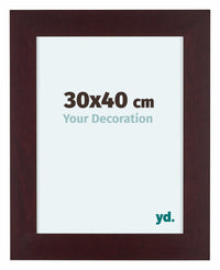 Dover Holz Bilderrahmen 30x40cm Mahagoni Vorne Messe | Yourdecoration.at