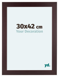 Dover Holz Bilderrahmen 30x42cm Mahagoni Vorne Messe | Yourdecoration.at