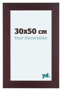 Dover Holz Bilderrahmen 30x50cm Mahagoni Vorne Messe | Yourdecoration.at