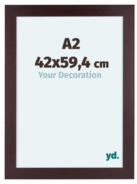 Dover Holz Bilderrahmen 42x59 4cm A2 Mahagoni Vorne Messe | Yourdecoration.at