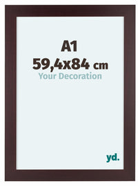 Dover Holz Bilderrahmen 59 4x84cm A1 Mahagoni Vorne Messe | Yourdecoration.at