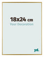 Evry Kunststoff Bilderrahmen 18x24cm Gold Vorne Messe | Yourdecoration.at