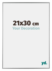 Evry Kunststoff Bilderrahmen 21x30cm Silber Vorne Messe | Yourdecoration.at