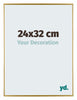 Evry Kunststoff Bilderrahmen 24x32cm Gold Vorne Messe | Yourdecoration.at