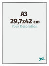 Evry Kunststoff Bilderrahmen 29 7x42cm A3 Silber Vorne Messe | Yourdecoration.at