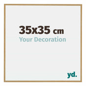 Evry Kunststoff Bilderrahmen 35x35cm Buche Hell Vorne Messe | Yourdecoration.at