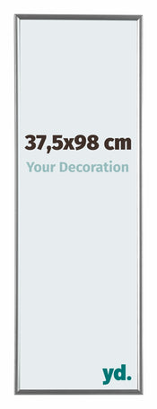 Evry Kunststoff Bilderrahmen 37 5x98cm Silber Vorne Messe | Yourdecoration.at
