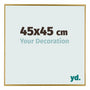 Evry Kunststoff Bilderrahmen 45x45cm Gold Vorne Messe | Yourdecoration.at