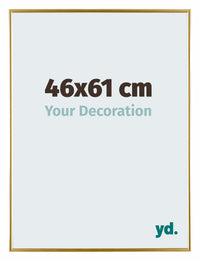 Evry Kunststoff Bilderrahmen 46x61cm Gold Vorne Messe | Yourdecoration.at
