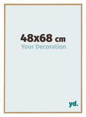 Evry Kunststoff Bilderrahmen 48x68cm Buche Hell Vorne Messe | Yourdecoration.at