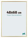 Evry Kunststoff Bilderrahmen 48x68cm Gold Vorne Messe | Yourdecoration.at