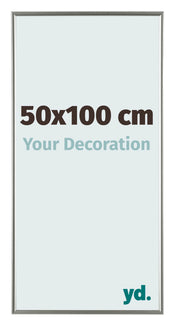 Evry Kunststoff Bilderrahmen 50x100cm Champagner Vorne Messe | Yourdecoration.at