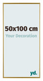 Evry Kunststoff Bilderrahmen 50x100cm Gold Vorne Messe | Yourdecoration.at