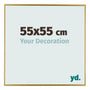 Evry Kunststoff Bilderrahmen 55x55cm Gold Vorne Messe | Yourdecoration.at