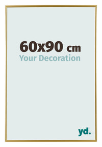 Evry Kunststoff Bilderrahmen 60x90cm Gold Vorne Messe | Yourdecoration.at