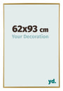 Evry Kunststoff Bilderrahmen 62x93cm Gold Vorne Messe | Yourdecoration.at