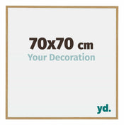 Evry Kunststoff Bilderrahmen 70x70cm Buche Hell Vorne Messe | Yourdecoration.at