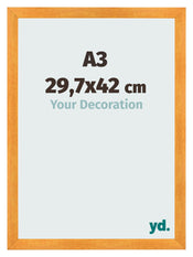 Bilderrahmen A3 - 29,7x42 cm - Orange - MDF - Pisa