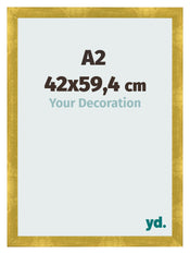 Bilderrahmen A2 - 42x59,4 cm - Gold Vintage - MDF - Pisa