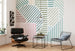 Fototapete Jeux de Lignes Bonbon 300x250cm FLX6 039 Interieur | Yourdecoration.at