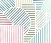 Fototapete Jeux de Lignes Bonbon 300x250cm FLX6 039 | Yourdecoration.at