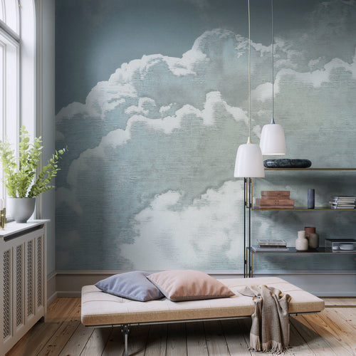Fototapete Vintage Clouds 250x250cm Komar FLX5 050 Interieur | Yourdecoration.at