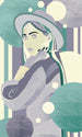 Fototapete Woman Hat Color 150x250cm Komar FLX3 062 | Yourdecoration.at