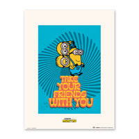 Grupo Erik P30X40cm0444 Print 30X40 cm Minions Take Your Friends With You | Yourdecoration.at