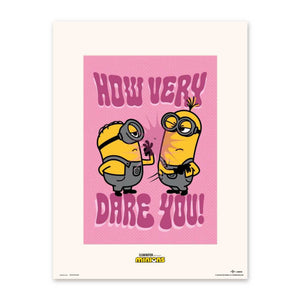Grupo Erik P30X40cm0445 Print 30X40 cm Minions How Very Dare You | Yourdecoration.at