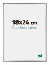 Kent Aluminium Bilderrahmen 18x24cm Platin Vorne Messe | Yourdecoration.at
