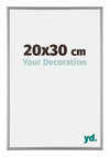 Kent Aluminium Bilderrahmen 20x30cm Platin Vorne Messe | Yourdecoration.at