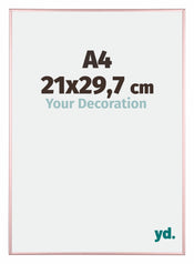 Kent Aluminium Bilderrahmen 21x29 7cm A4 Kupfer Vorne Messe | Yourdecoration.at