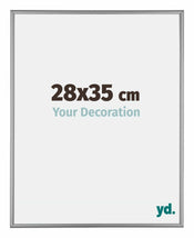 Kent Aluminium Bilderrahmen 28x35cm Platin Vorne Messe | Yourdecoration.at