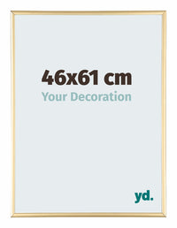 Kent Aluminium Bilderrahmen 46x61cm Gold Vorne Messe | Yourdecoration.at