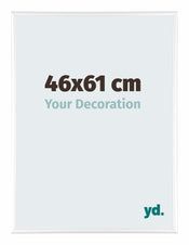 Kent Aluminium Bilderrahmen 46x61cm Weiss Hochglanz Vorne Messe | Yourdecoration.at