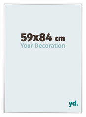 Kent Aluminium Bilderrahmen 59x84cm Silber Hochglanz Vorne Messe | Yourdecoration.at